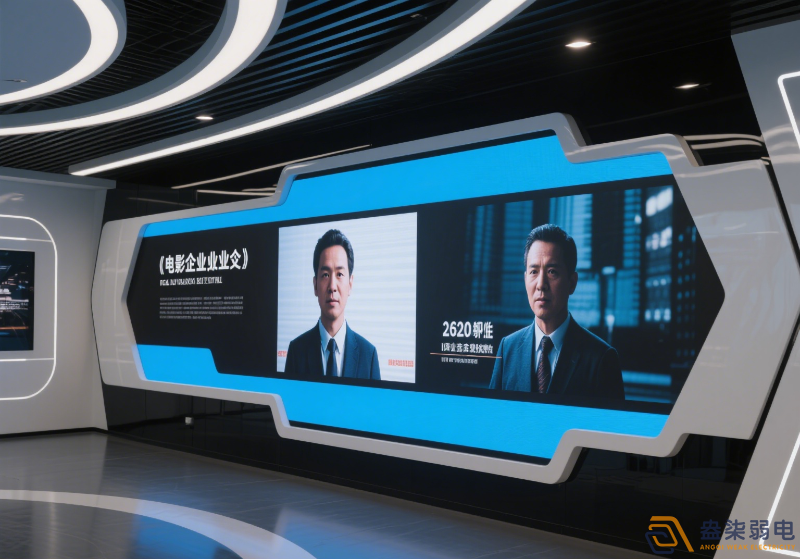 企業(yè)文化展廳中LED顯示屏的應用